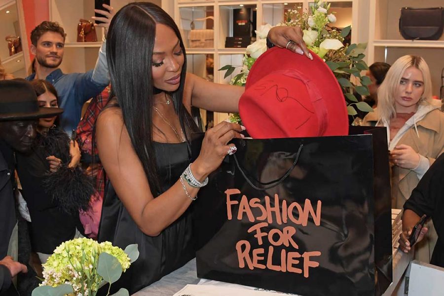 Naomi Campbell's Fashion For Relief Pop-Up at Westfield London