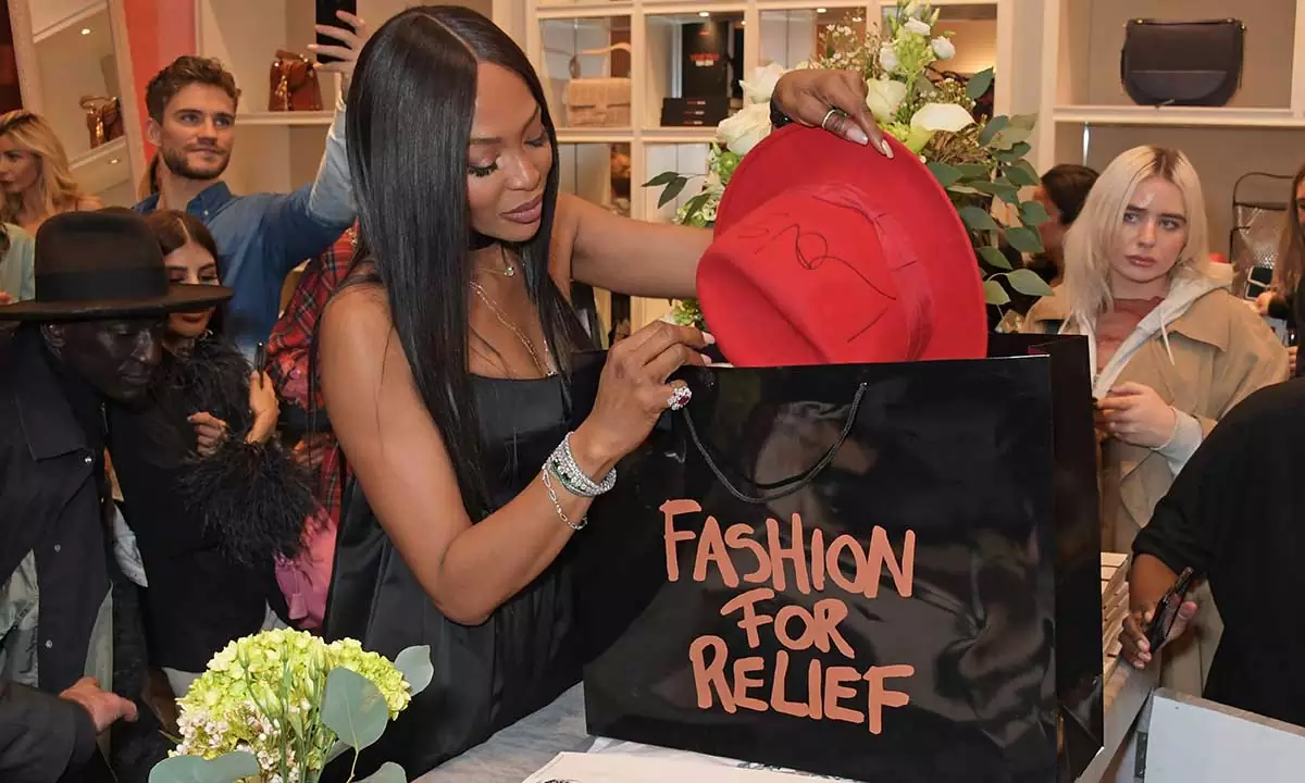 Naomi Campbell's Fashion For Relief Pop-Up at Westfield London